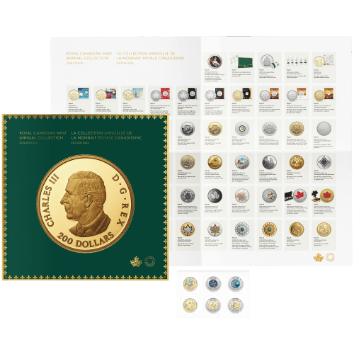 2024 Annual Collection Book with Special Edition Uncirculated Coins | Royal Canadian Mint