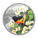 1 oz 2025 Colourful Birds: Baltimore Oriole Colourized Silver Coin | Royal Canadian Mint