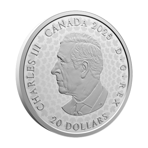 1 oz 2025 Great Hunters: Grey Wolf Ultra High Relief Silver Coin | Royal Canadian Mint