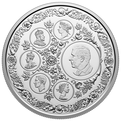 5 oz 2025 Legacy of the Crown Proof Silver Coin | Royal Canadian Mint