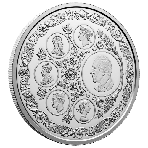 5 oz 2025 Legacy of the Crown Proof Silver Coin | Royal Canadian Mint