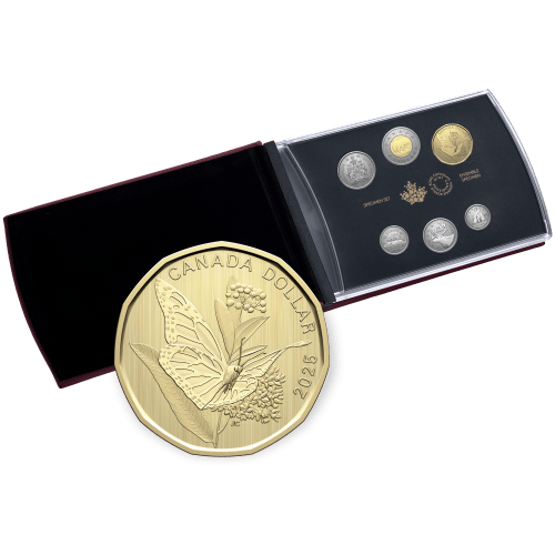 Set of 6 x 2025 Conservation Stories: Monarch Butterfly Specimen Coins | Royal Canadian Mint