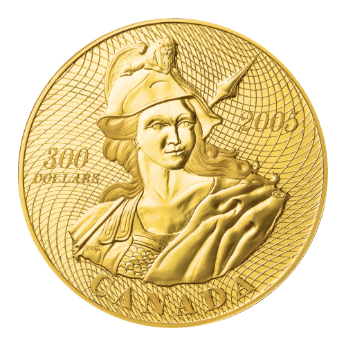 Random Year 14 kt 1870 Shinplaster Vignette Gold Coin | Royal Canadian Mint