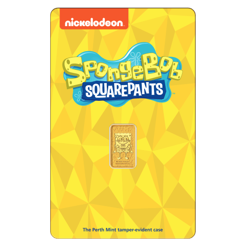 1 gram 2025 Spongebob Squarepants Gold Bar | Perth Mint