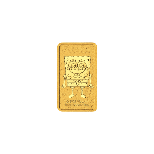 1 gram 2025 Spongebob Squarepants Gold Bar | Perth Mint