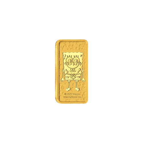 1 gram 2025 Spongebob Squarepants Gold Bar | Perth Mint