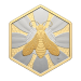 1 oz 2025 Natures Delight: The Honey Bee Honeycomb Shaped Silver Coin | Royal Canadian Mint