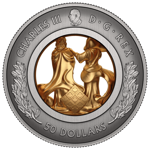 2025 Allegories of Justice and Truth Antiqued Silver Coin | Royal Canadian Mint