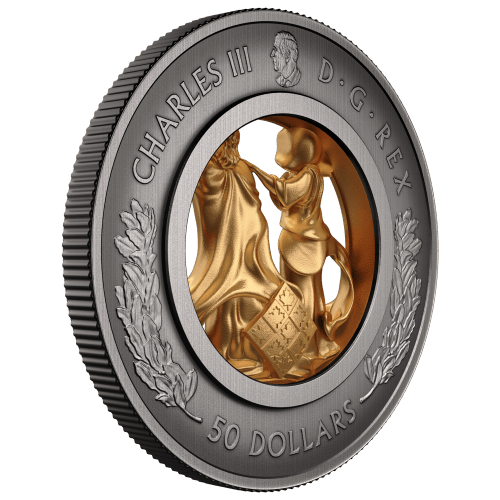 2025 Allegories of Justice and Truth Antiqued Silver Coin | Royal Canadian Mint