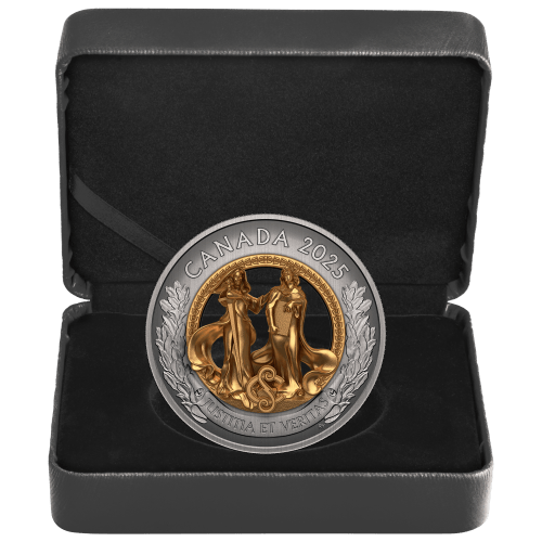 2025 Allegories of Justice and Truth Antiqued Silver Coin | Royal Canadian Mint