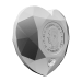 2025 Ideal Cut Heart Shaped Diamond Heart Shaped Silver Coin | Royal Canadian Mint