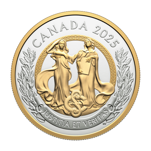 1 oz 2025 Allegories of Justice and Truth Silver Coin | Royal Canadian Mint