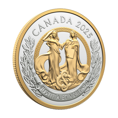 1 oz 2025 Allegories of Justice and Truth Silver Coin | Royal Canadian Mint