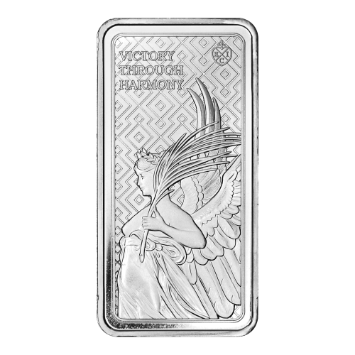 250 Gram 2023 Saint Helena The Queen's Virtues: Victory Silver Bar | East India Company