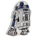 1 oz 2025 Star Wars Droids Series: R2-D2 Shaped Silver Coin | Agoro by New Zealand Mint