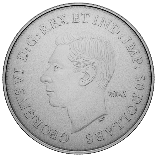 5 oz 2025 Emanuel Hahn's Original Sketch: Royal Visit Antiqued Silver Coin | Royal Canadian Mint
