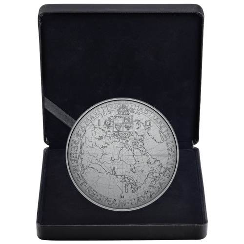 5 oz 2025 Emanuel Hahn's Original Sketch: Royal Visit Antiqued Silver Coin | Royal Canadian Mint