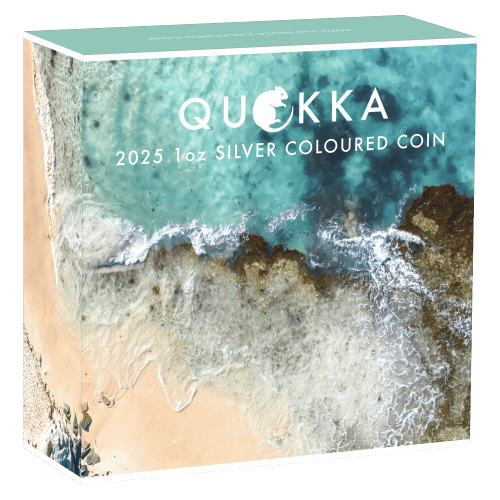 1 oz 2025 Australian Quokka Colourized Proof Silver Coin | Perth Mint