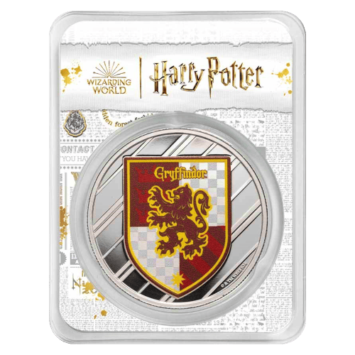1 oz Harry Potter Houses: Gryffindor Colourized Silver Coin | PAMP Suisse