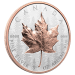5 oz 2025 Ultra High Relief Maple Leaf Rose Gold Plated Reverse Proof Silver Coin | Royal Canadian Mint