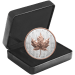 5 oz 2025 Ultra High Relief Maple Leaf Rose Gold Plated Reverse Proof Silver Coin | Royal Canadian Mint
