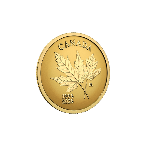 0.5 gram 2026 30th Anniversary of Canada's Arboreal Emblem Reverse Proof Gold Coin | Royal Canadian Mint