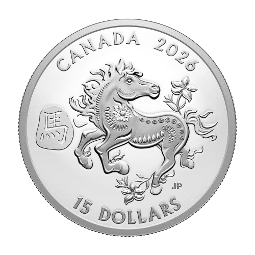 1 oz 2026 Lunar Year of The Horse Proof Silver Coin | Royal Canadian Mint