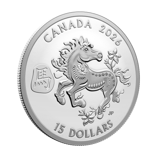 1 oz 2026 Lunar Year of The Horse Proof Silver Coin | Royal Canadian Mint