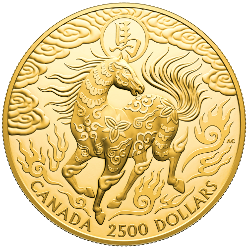 1 kilo 2026 Lunar Year of The Horse Proof Gold Coin | Royal