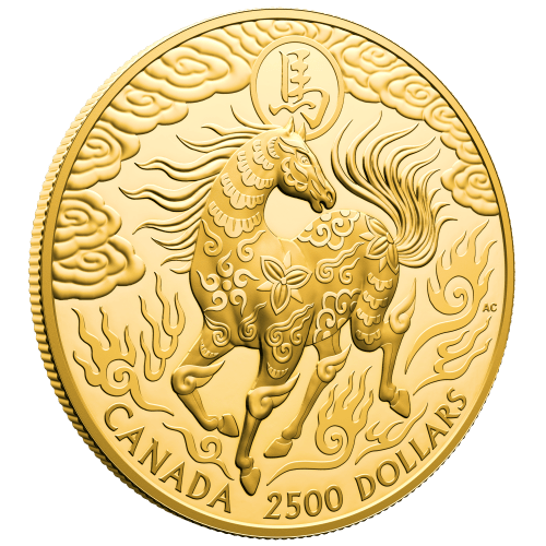 1 kilo 2026 Lunar Year of The Horse Proof Gold Coin | Royal