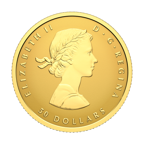 Set of 4 x 2026 Commemorating The 100th Birthday of Queen Elizabeth II Reverse Proof Fractional Gold Coins | Royal Canadian Mint
