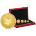 Set of 4 x 2026 Commemorating The 100th Birthday of Queen Elizabeth II Reverse Proof Fractional Gold Coins | Royal Canadian Mint
