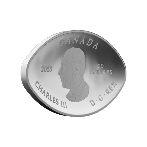 1 oz 2025 Dinosaur Eye Oval Shaped Proof Silver Coin | Royal Canadian Mint