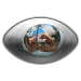 1 oz 2025 Dinosaur Eye Oval Shaped Proof Silver Coin | Royal Canadian Mint