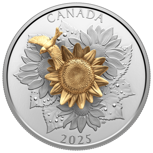 5 oz 2025 The Goldfinch and The Bloom Proof Silver Coin | Royal Canadian Mint