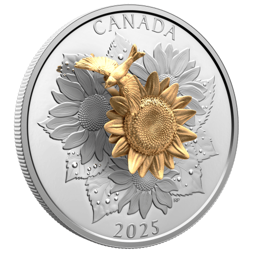 5 oz 2025 The Goldfinch and The Bloom Proof Silver Coin | Royal Canadian Mint