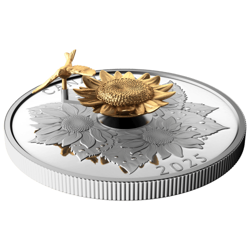 5 oz 2025 The Goldfinch & The Bloom Proof Silver Coin | Royal
