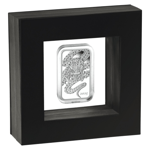 1 oz 2025 Dragon Rectangular Proof Silver Coin | Perth Mint