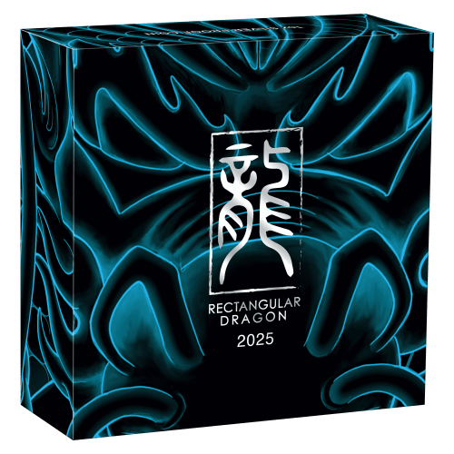 1 oz 2025 Dragon Rectangular Proof Silver Coin | Perth Mint