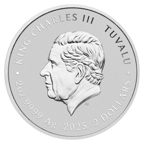 2 oz 2025 Teenage Mutant Ninja Turtles Pizza Colourized Silver