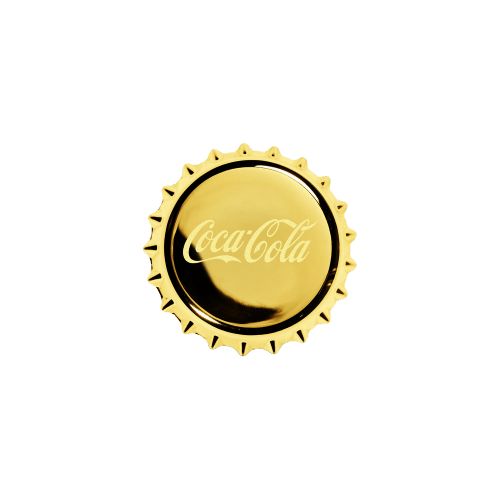1.2 gram 2025 Coca-Cola Bottle Cap Shaped Proof Gold Coin | PAMP Suisse |  Silver Gold Bull US