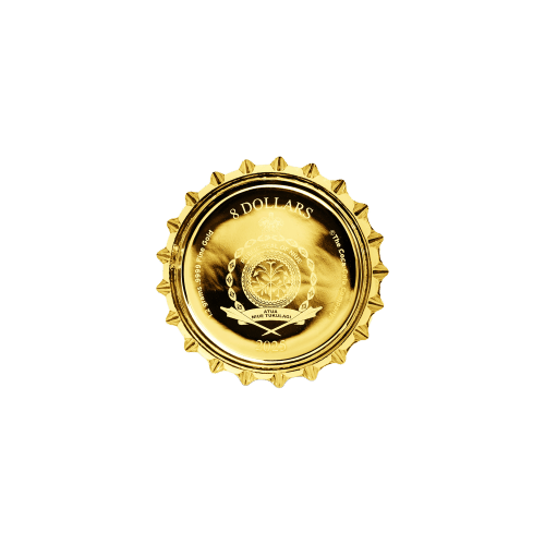 1.2 gram 2025 Coca-Cola Bottle Cap Shaped Proof Gold Coin | PAMP Suisse