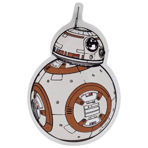 1 oz 2025 Star Wars Droids Series: BB-8 Shaped Silver Coin | Agoro by New Zealand Mint