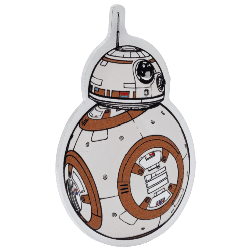 1 oz 2025 Star Wars Droids Series: BB-8 Shaped Silver Coin | Agoro by New Zealand Mint