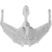 3 oz 2025 Star Trek Ships Series: Klingon Bird of Prey Shaped Silver Coin | Agoro by New Zealand Mint