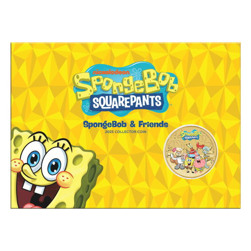 $1 2025 SpongeBob SquarePants: SpongeBob and Friends Coin in Card | Perth Mint