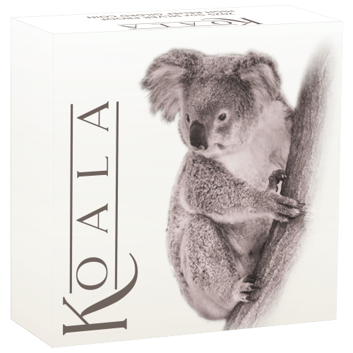 5 oz 2025 Australian Koala Rose Gold Plated High Relief Proof Gilded Silver Coin | Perth Mint