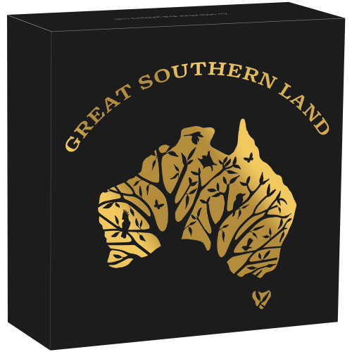 2 oz 2025 Great Southern Land: Blue Lepidolite Proof Gold Coin | Perth Mint