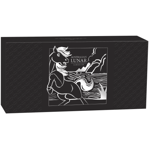Set of 3 x 2026 Lunar Year of the Horse Proof Silver Coins | Perth Mint