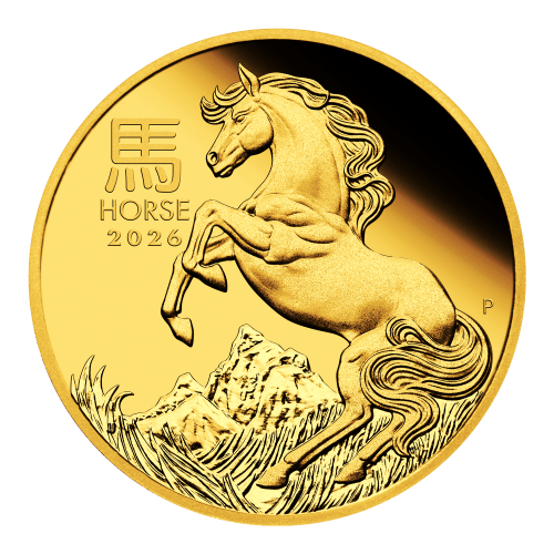 1 oz 2026 Lunar Year of the Horse Proof Gold Coin | Perth Mint